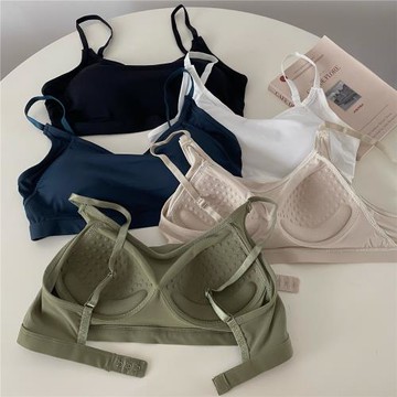 潛水服內搭聚攏速干文胸游泳內衣女運動水母衣打底胸罩緊身背心