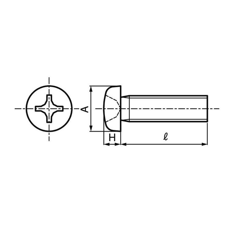 ＋）ＵＮＦ（ＦＬＡＴ【100個】ステン(+)UNF(FLAT #3-56X1/4