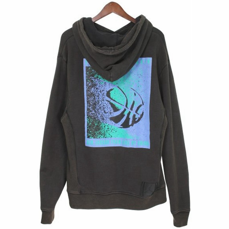 1月6日値下 Union Nike Air Jordan 19ss Nrg Hoodie Used加工バックプリントスウェットパーカー ブラック サ 通販 Lineポイント最大0 5 Get Lineショッピング