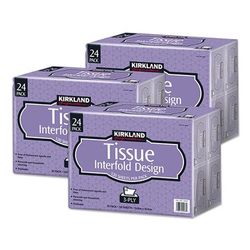 【現貨】Kirkland Signature 科克蘭 三層抽取衛生紙 120張 X72入