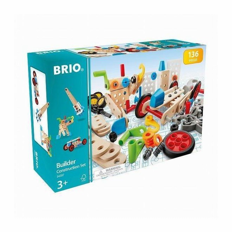 ブリオ ビルダー コンストラクションセット 136ピース 34587 工具 工具セット 知育 知育玩具 DIY 組み立て 玩具 おもちゃ オモチャ  ホビー 話題 通販 LINEポイント最大0.5%GET LINEショッピング