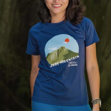 【WOAWOA】UPF50+涼感循環極風衣_短袖(男女款)-晴空玉山款(登山衣 排汗衣 涼感衣 衣服 冰峰衣 防曬 登峰衣)