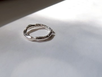 森林系 925純銀 湖 閉口 開口 戒指 男女對戒 免費送禮包裝