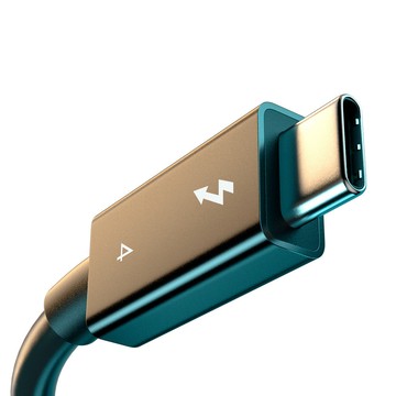 易控王 0.8米 USB4.0 Type-C公對公傳輸線 8K@60Hz PD100W快充 20V5A (30-735-02)
