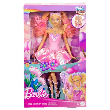MATTEL 美泰兒 Barbie 芭比洋娃娃  變色粉紅仙子  1盒