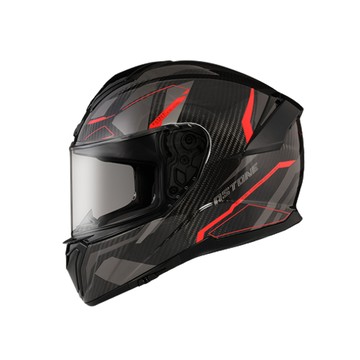 ASTONE 安全帽 GT6F YA2 透碳紅 內墨鏡 內襯可拆洗 眼鏡溝 藍芽耳機孔 金屬排扣 頂級碳纖維 全罩