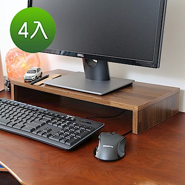BuyJM低甲醛集成木防潑水桌上架/螢幕架4入/54x24x8公分-DIY