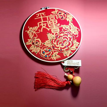 敲玩藝 爪珠時尚設計新春掛飾27cm(過年/春節裝飾佈置/送禮)