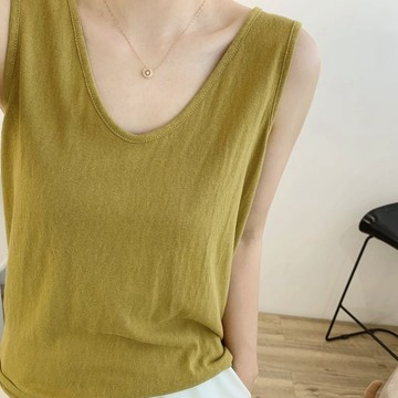 胖MM特大碼150kgV領外穿背心女夏百搭寬鬆工字內搭無袖打底衫上衣 無袖背心 無袖T恤女 內搭 大尺碼女裝 背心可外穿