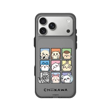 iPhone 17 Pro Max Clear (相機按鈕) 酷墨灰 - 吉伊卡哇Chiikawa - 吉伊卡哇拍貼機