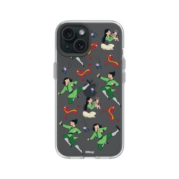 iPhone 15 Clear 透明 - 迪士尼-公主系列 Disney Princess - 花木蘭