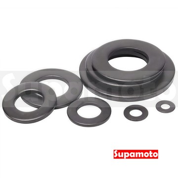 -Supamoto- 鍍黑平墊片M5/M6/M8/M10/M12 (華司/平面/不鏽鋼/黑化/SUS304)