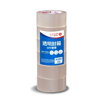 四維鹿頭牌 OPP透明包裝膠帶6入(48mm*38.5Y*6入) [大買家]