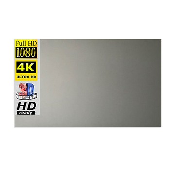 金屬抗光幕布簡易折疊幕布戶外家用高清投影儀便攜式高清投影幕布[DD230109]