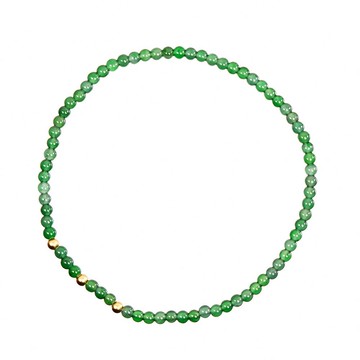 【正佳珠寶】翡翠 頂級滿綠玻璃種 2.4-2.8mm 天然A貨翡翠手珠