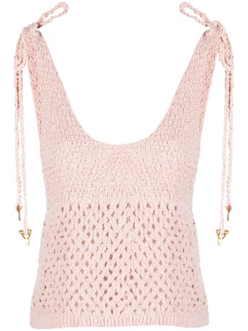 AERON - Ashnan organic cotton knit top - women - Organic Cotton - L - Pink