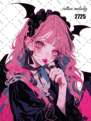 original sticker no.2725 人物貼紙 原創貼紙 原創人物貼紙 裝飾貼紙 cotton melody