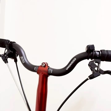 UnionJack Bike M 車把 25.4*560mm 碳纖維車把適用於 Brompton JAVA NEO 折疊