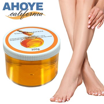 【AHOYE】敏感肌用水性除毛蜜蠟 300G (蜜蠟除毛 熱蠟 除毛膏 除毛蠟豆)