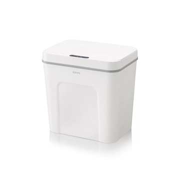 *大象生活家電*【KINYO】智慧感應垃圾桶12L  EGC-1230 25cm寬口徑 三段式開法 紅外線感應 觸碰感應