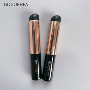 GOGORHEA 特價！Q軟矽膠脣刷指腹便攜款圓頭便攜脣刷口紅刷遮瑕刷脣膜