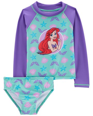 Toddler Little Mermaid 2-Piece Rashguard Set