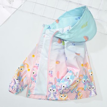 女童外套春秋2026秋裝新款小童薄款沖鋒衣寶寶網紅洋氣兒童上衣潮