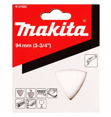 MAKITA 牧田 磨切機 三角型 拋光墊 B-21820 研磨 拋光 前置拋光 除污 刮傷表面 1片