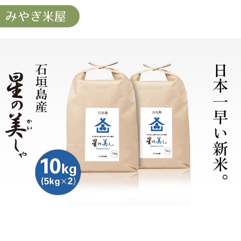 令和５年産新米！石垣島産 星の美しゃ（ほしのかいしゃ）10kg（5kg×2）