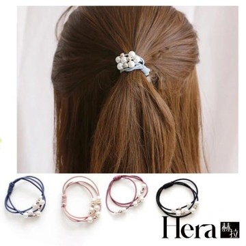 【HERA赫拉】珍珠多層次綁結髮圈/髮束/手鍊兩用