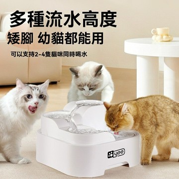 【SweetPet甜寵】貓咪飲水機 過濾循環 狗碗 寵物飲水器 自動飲水機 多槽飲水機
