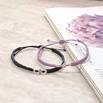 S925純銀四葉草 手繩 客製化手繩 手環 女生手繩 (套裝) TBC005(L