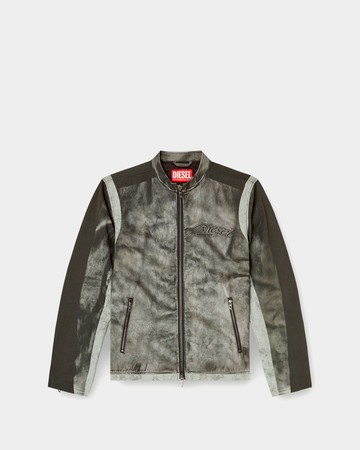 DIESEL 印花機車夾克 - 50
