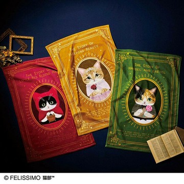 預購  FELISSIMO【貓部】  貓咪童話萬用毛巾