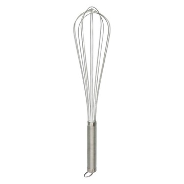 QueenRose霜鳥 18-8不銹鋼掛孔打蛋器 30cm  銀色  1支