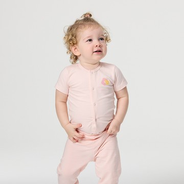 【CHIC BASICS系列】短袖前開包屁衣 -2入