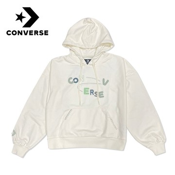 【Converse官方旗艦店】長袖帽T_女性_10025515-A01