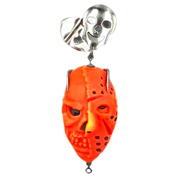 HUNTER Ghost Tail 魅影 軟蛙 雙骷髏亮片 擬真雙眼亮片 釣魚路亞  3.7cm  1個