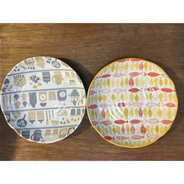 日本製 有古窯 廚具、黃魚系列碗盤