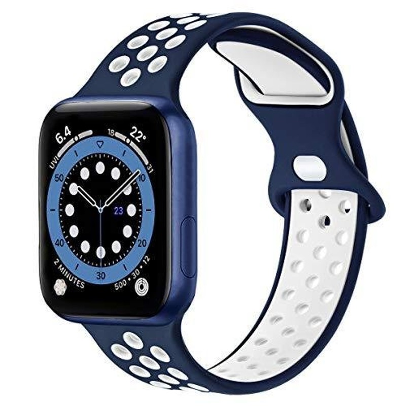 正式的 Apple watch シリコンバンド 38 40 41mm ベルト m1v