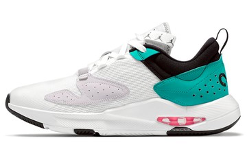 AIR JORDAN AIR CADENCE SHOES WHITE/BLACK/GREEN