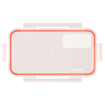 valira 薇拉 防漏氣密矽膠條保鮮盒蓋 500ml~1L適用 19 x 11 x 2cm 透明色  1個