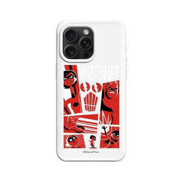 iPhone 15 Pro Max SolidX 白 - 迪士尼-皮克斯 PIXAR - 超人特攻隊出動