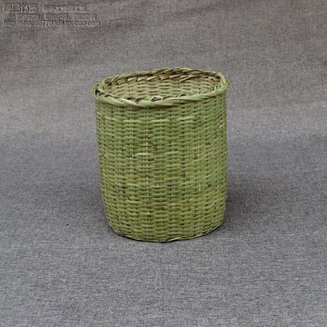 竹編垃圾桶竹籮筐紙簍竹編籃書畫收納筐竹編桶花籃垃圾筐綠色環保