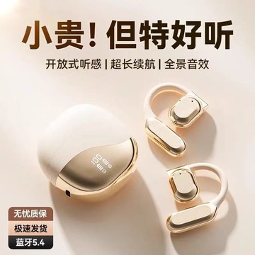 新品上市!!熱門爆品！！真無線藍牙耳機2025新款運動降噪掛耳式男女生長續航大電量高音質