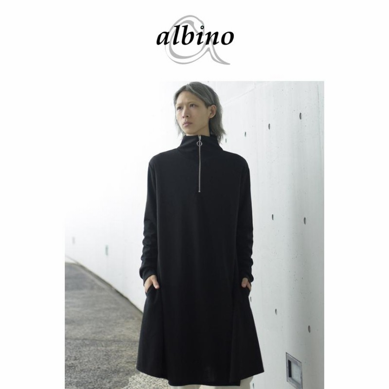 ワンピース メンズ ロング 長袖 モード系 チュニック ZIP