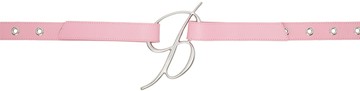 Blumarine 粉色孔眼腰带