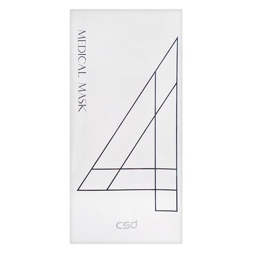 CSD 中衛 成人4D立體口罩  酷黑  20片  1盒