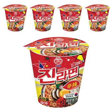 OTOKI 不倒翁 杯麵 金拉麵 辛辣 65g  5入