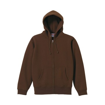 UNITED ATHLE 10.0OZ T/C 內刷毛 連帽拉鏈外套 咖啡色 3562001-052 [台灣現貨]